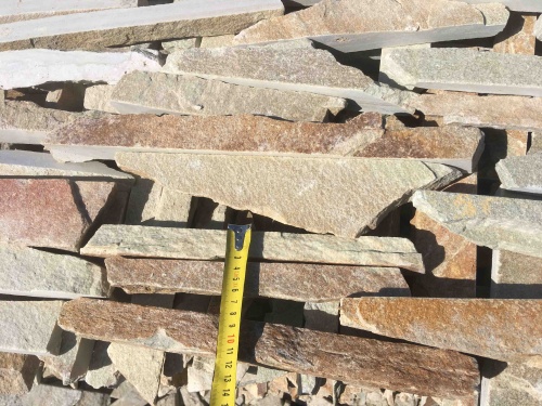 Горбушка златолит золотистый для облицовки купить в Липецкой области