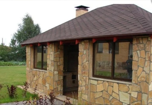 Плитняк златолит жёлтый для фасада 1,5-3 см купить в Липецкой области