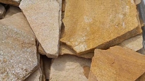 Плитняк златолит жёлтый для цоколя купить в Липецкой области