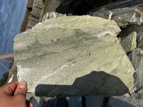 Плитняк златолит зелёный для цоколя, отмостки купить в Липецкой области