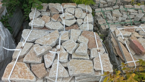 Гранитный плитняк галтованный для парковки купить в Липецкой области