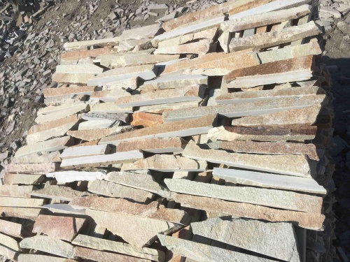 Горбушка златолит золотистый для облицовки купить в Липецкой области